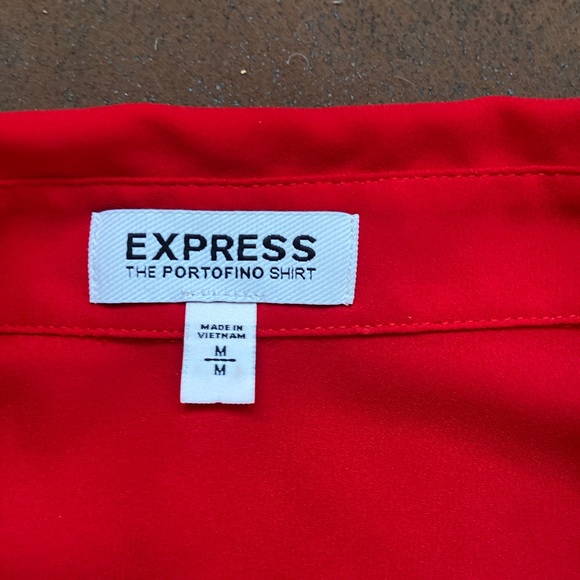 Red express shirt/blouse.button up and in great condition - Picture 3 of 3